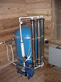 Применение мембранных установок для водоснабжения коттеджей